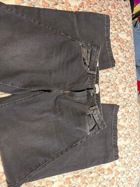 PacSun Women's Wide Leg Jeans — Washed Black